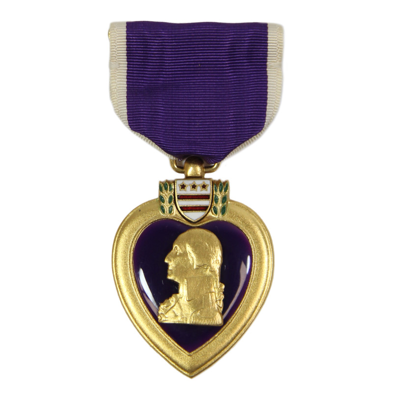 Coffret médaille Purple Heart A E Co Utica NY 1943