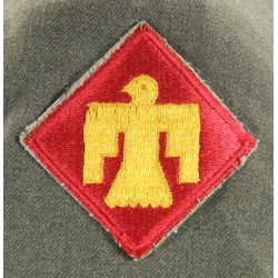 Coat, Wool, Serge, OD, Technical Sergeant, 45th Infantry Division