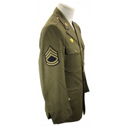 Coat, Wool, Serge, OD, Technical Sergeant, 45th Infantry Division