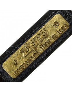 Briquet US, fabrication Zippo 1943, Black Crackle Finish