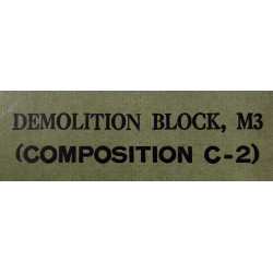 Block, Demolition, M3, Composition C-2, reproduction