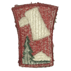 Patch, 70th Infantry Division, GEMSCO cornrow weave pattern