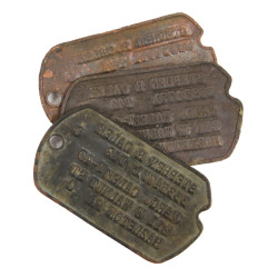 Dog Tags, S/Sgt. Stephen Calek, 309th Service Group, 9th Air Force USAAF, ETO