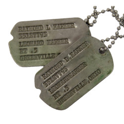 Dog Tags, Pvt. Raymond Marker