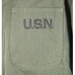 Jacket, Utility, N-3, US Navy, CSF Fred Emmerson, CBMU 621, Seabees, PTO