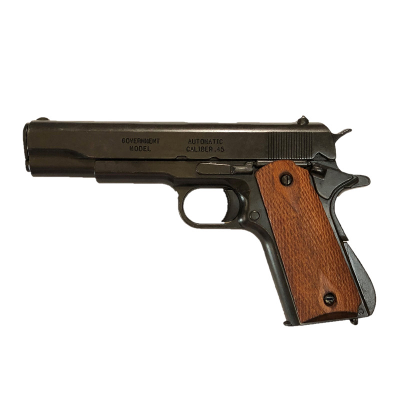 Colt M1911 A1, plaquettes bois, non démontable