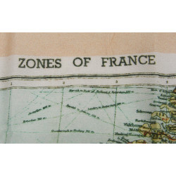 Map, "Zones of France"