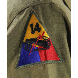 Chemise moutarde, Special, 14th Arm. Div. & 71st Inf. Div., 14 1/2 x 32, 1944