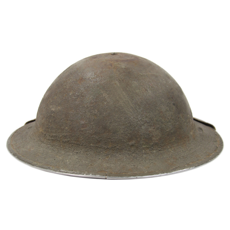 Helmet, Mk II, British, F.&L.-TTC, 1939-1943, Brushed Concrete Camo