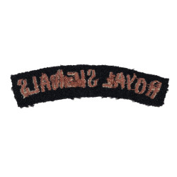 Shoulder Title, Royal Signals, Embroidered