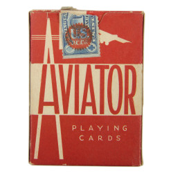 Cards, Playing, AVIATOR, Red, 'Buy War Saving Bonds'