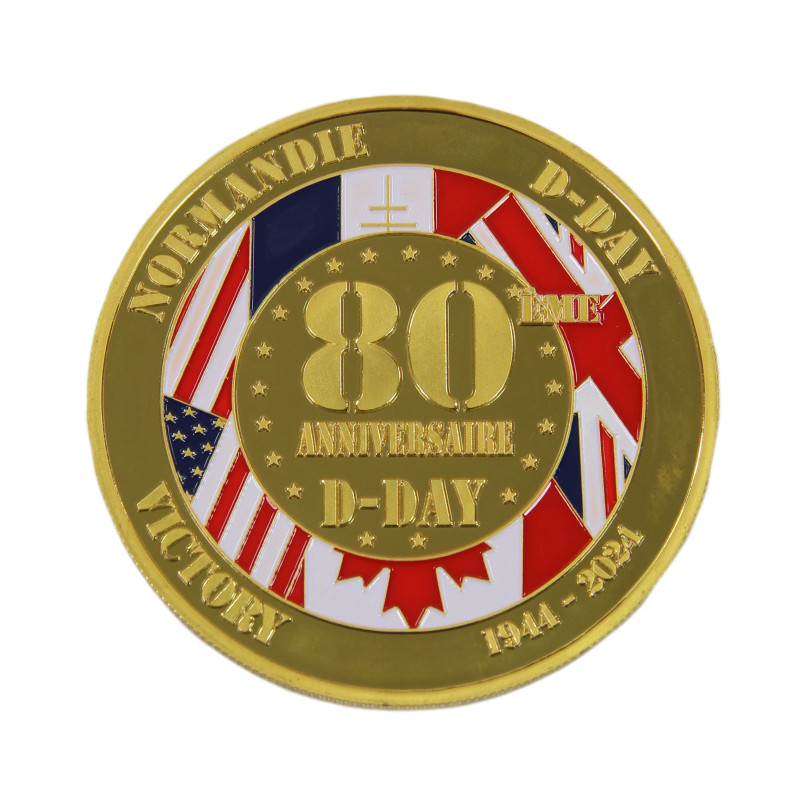 Coin, Commemorative, 80th Anniversary of D-Day, Large