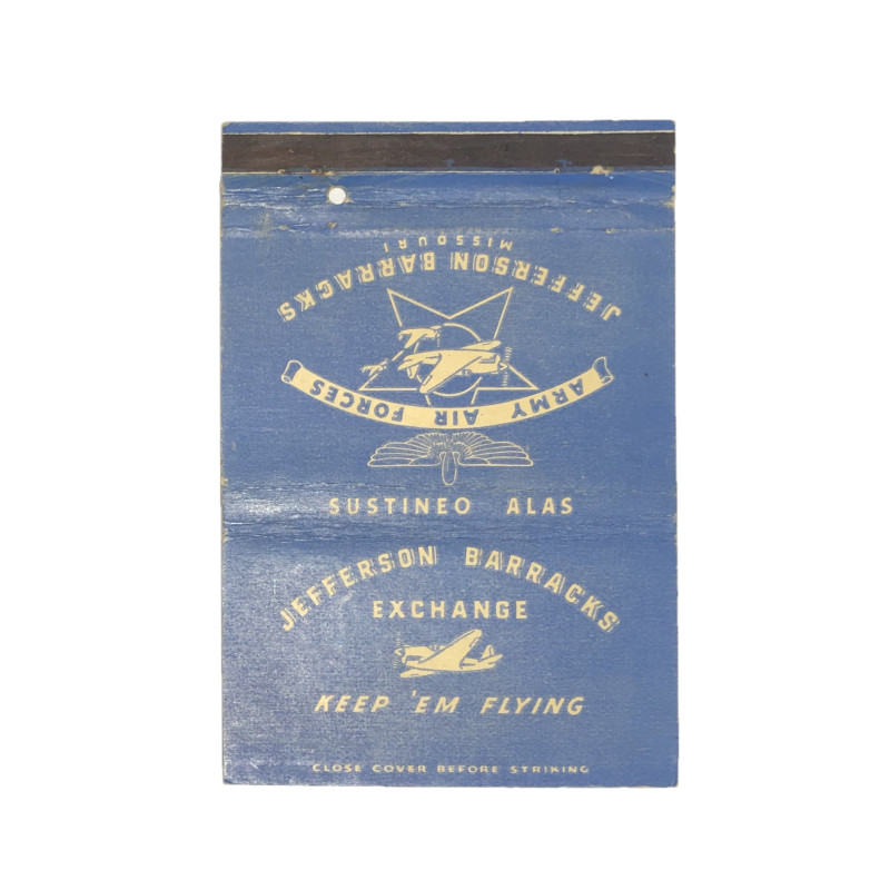 Matchbook, Army Air Base, Jefferson Barracks, Missouri