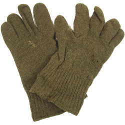 GANTS EN LAINE US ARMY MILITARIA WWII ARDENNES 1944