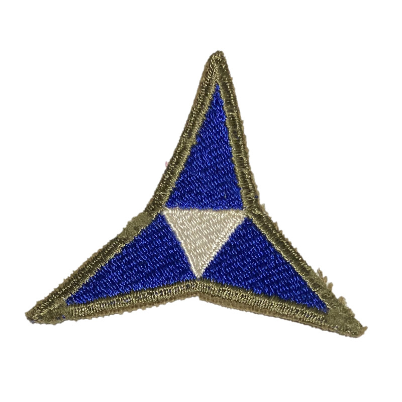 Patch, Shoulder, US Army, III Corps, Green back, Green border, 1943