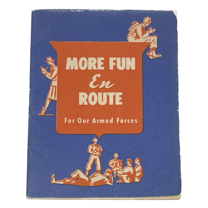 Booklet game, More Fun en Route, US Armed Forces, 1944