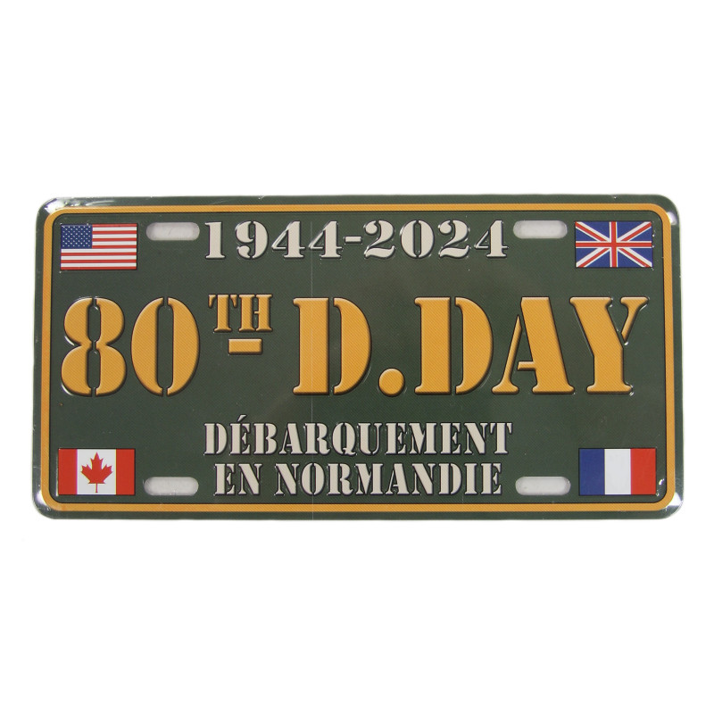 Plate, miniature, 80th DDay Anniversary