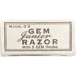 Razor, Safety, Two piece type, GEM Junior