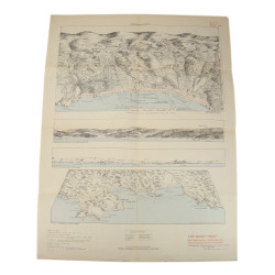 Map, Cavalaire Bay, July 1944, TOP SECRET-BIGOT, Operation Dragoon