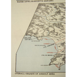 Map, Cavalaire Bay, July 1944, TOP SECRET-BIGOT, Operation Dragoon