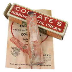 Tube de dentifrice, COLGATE'S RIBBON, dans sa boîte