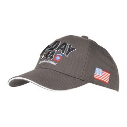 Baseball Cap D-Day Normandy, grey