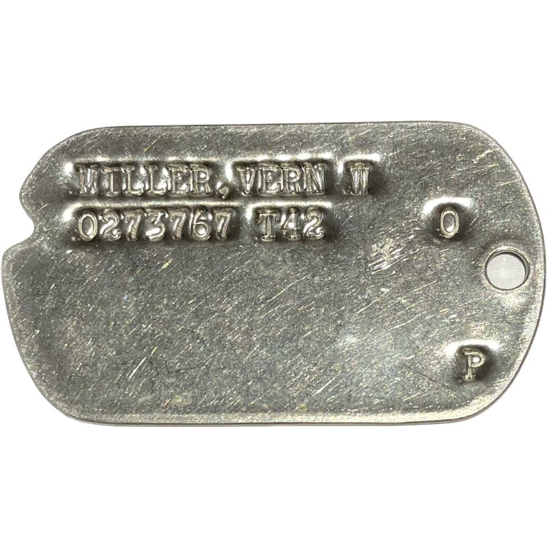 WWII Dog Tag 2nd Type -1941 to 1943 - WW2 Dog Tags