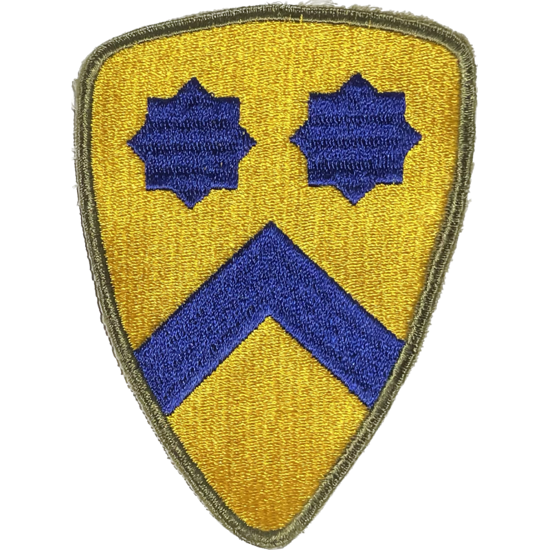 Patch, 2nd Cavalry Division, Green Back, 1943