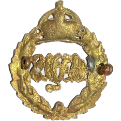 Cap badge, The 2nd Dragoon Guards (Queen's Bays), France, Afrique, Italie