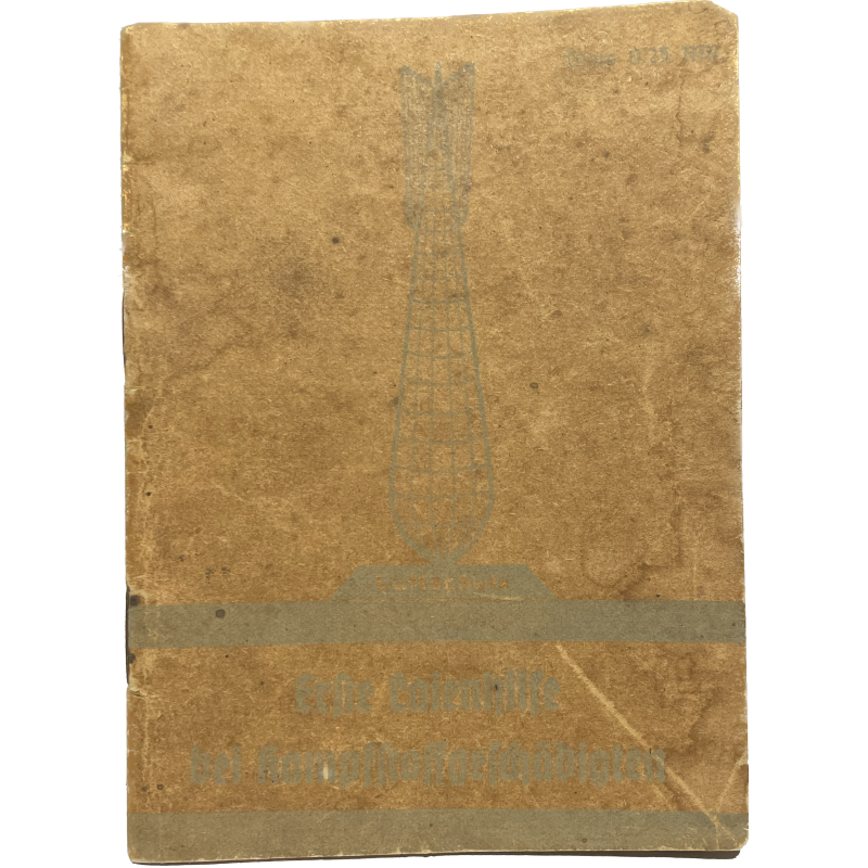 Booklet, German, Gas Wound, 1939, Normandy