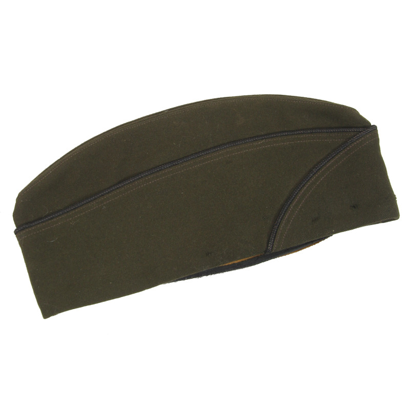 Cap, Garrison, Officer, Dark OD, Chocolate, Size 6 7/8, British Made, Hobson & Son, (London) Ltd. 1944