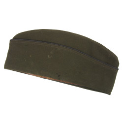 Cap, Garrison, Officer, Dark OD, Chocolate, Size 6 7/8, British Made, Hobson & Son, (London) Ltd. 1944