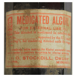 Bottle, Alcohol, Medicated, FULLERTON DRU CO.