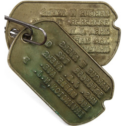 Grouping, Dog Tags, Sgt. Marcus Ayers, USAAF