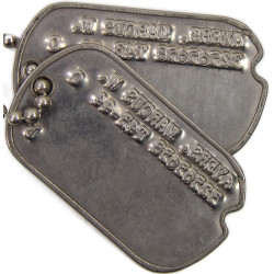 Grouping, Dog Tags, Sgt. Marcus Ayers, USAAF