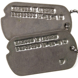 Grouping, Dog Tags, Sgt. Marcus Ayers, USAAF