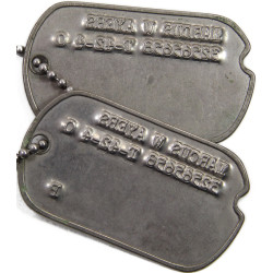 Grouping, Dog Tags, Sgt. Marcus Ayers, USAAF