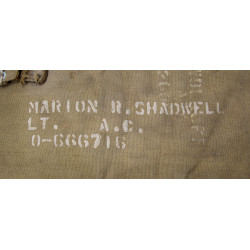 Coussin de parachute siège, 2nd Lt. Marion Shadwell, 82nd BS, 12th BG, 12th Air Force, KIA 1943, Italie