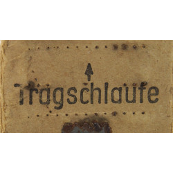 Carton allemand pour boîtes de cartouches, Tragschlaufe, HECHLER 1938