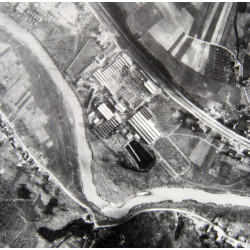 Photo, Aerial, VII Corps, Sieg River, Germany, March 25, 1945