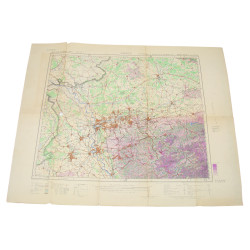 Map, Essen, Ruhr, Germany, 1942