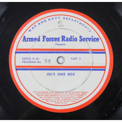 Record, The Armed Forces Radio Service, Jill's Juke Box