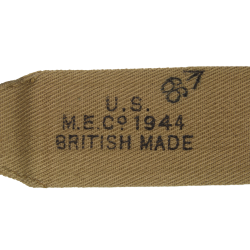 Sangle pour musette M-1936, British Made, M.E. Co., 1944