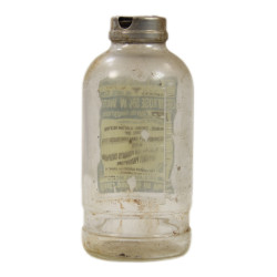 Bottle, Dextrose, Perfusion, US Army Medical Department, BAXTER LABORATORIES, Inc., 1943, 500ml