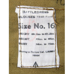 Blouse, Battledress, 1940 Pattern, Size No. 16, 1944