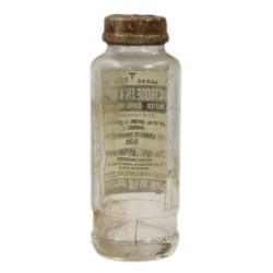 Flacon de dextrose, perfusion, US Army Medical Department, BAXTER LABORATORIES, Inc., 1943, 250 ml