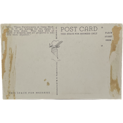 Postcard, US Paratroops, Camp Mackall