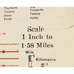 Carte, Alençon-Mayenne, 1944, 2e DB