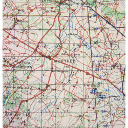 Carte, Alençon-Mayenne, 1944, 2e DB