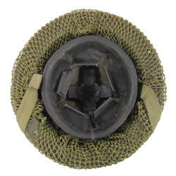 Helmet, Mk II, EB, British, 1941-1942, with Camouflage Net